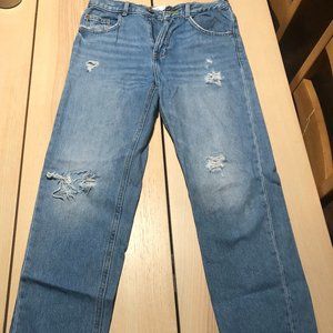 Zara Baggy Rip Jeans
